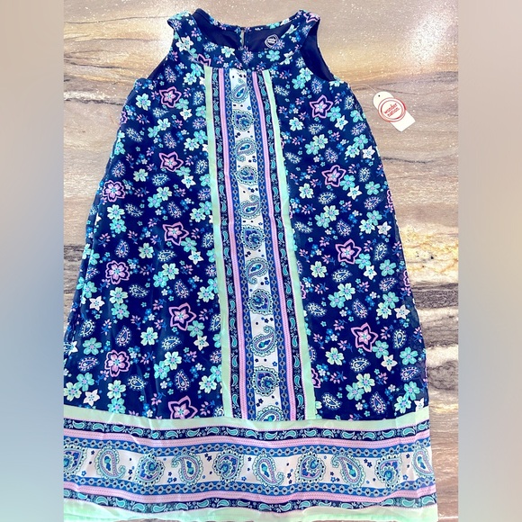 Girls Beautiful Dress- New with Tags- Size 10/12 - Picture 1 of 3